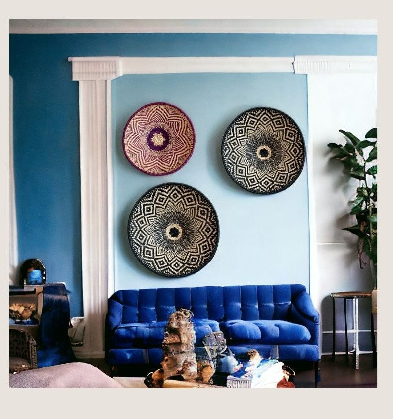 Décoration murale avec set de table - Tendance bohème