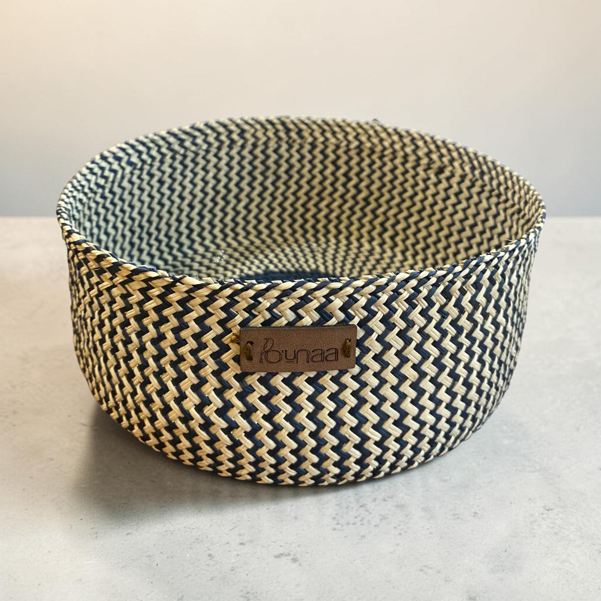 Corbeille zig-zag
